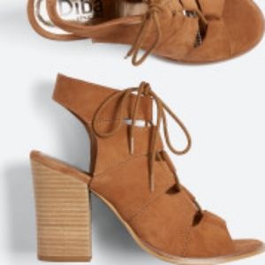 Diba - Kyra Suede Lace Up Heels